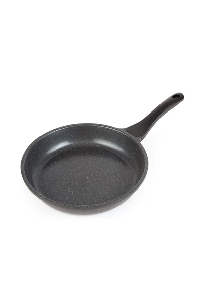 3 Parça Granit Tencere Tava Seti - Gri - 26 cm - 7