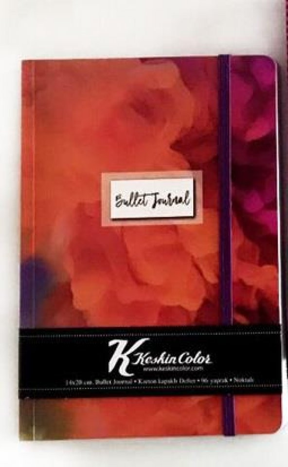 Keskin Color 14x20 80 Yaprak Journal Kareli Lastikli Ciltli Defter - 4