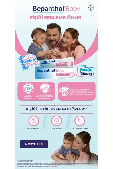 2 KUTU Bepanthol Baby Pişik Önleyici Merhem 50gr - 3