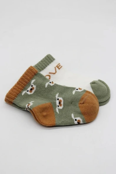 Nessiworld Bistyle Love Dog Penye Soket Çorap 2'Li BS10118 Nil - Resim 4