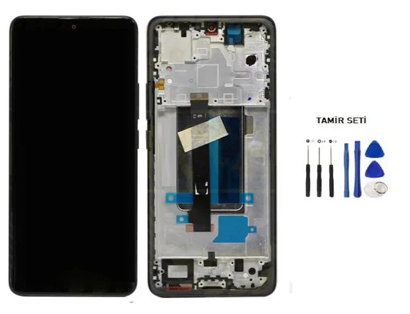 Tkgz Xiaomi Redmi NOTE 13 PRO (5G) Lcd Ekran Dokunmatik SERVİCE PACK - FULL ÇITALI + TAMİR SETİ - Resim 2