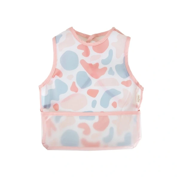 BabyJem Leke Tutmaz Giymeli Önlük 839 Pembe ürün görseli 1