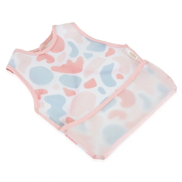 BabyJem Leke Tutmaz Giymeli Önlük 839 Pembe - Resim 3