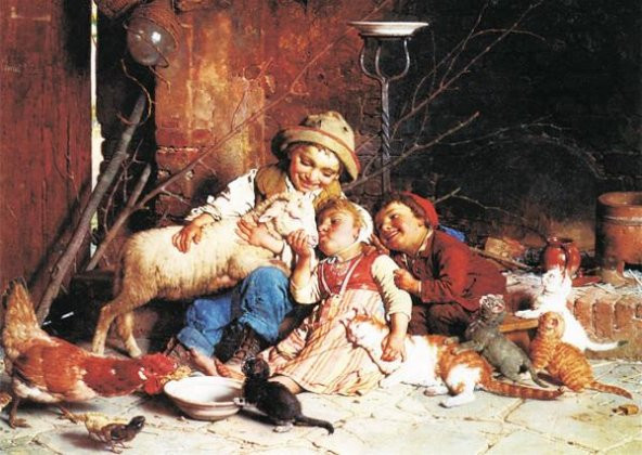 Keskin Color 48x68cm Çiftlik Yaramazları 1000 Parça Puzzle