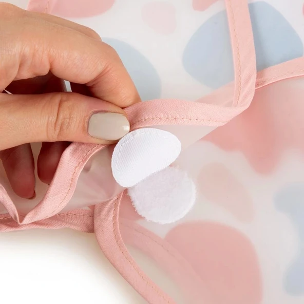 BabyJem Leke Tutmaz Giymeli Önlük 839 Pembe - 4