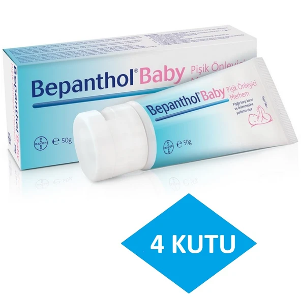 4 KUTU Bepanthol Baby Pişik Önleyici Merhem 50gr