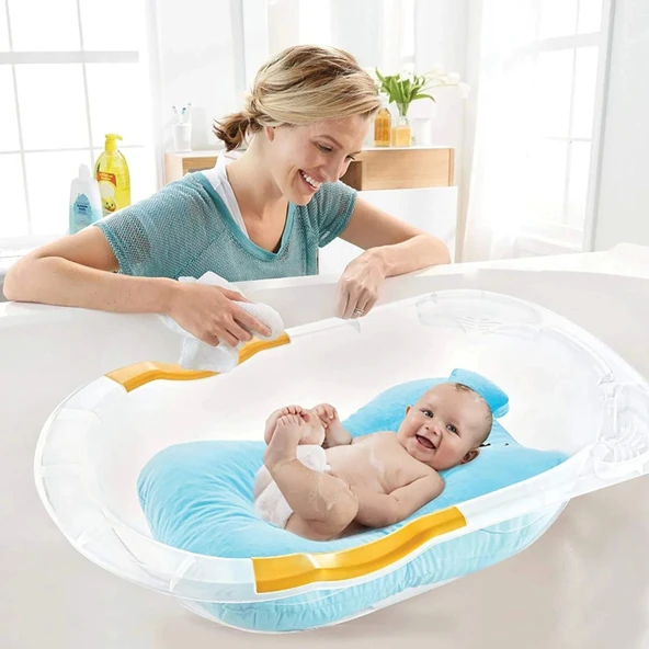 Babyjem Köpüklü Bebek Banyo Yatağı 436 Mavi - 2