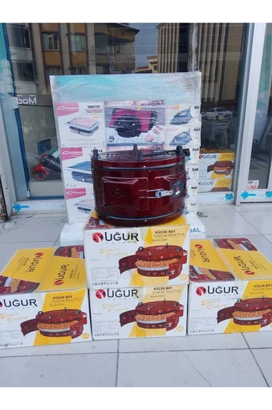 Uğur UĞUR KATMER DAVUL FIRIN TEK TEPSİLİ BORDO