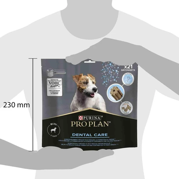 Proplan Small Breed Dental Care Küçük Irk Köpekler için Diş Sağlığı Ödülü 21 Parça 345 gr - 2