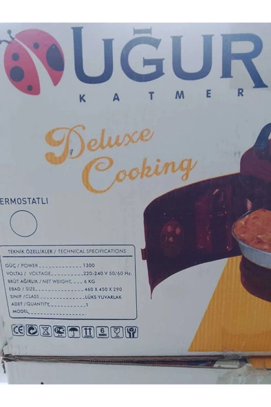 Uğur UĞUR KATMER DAVUL FIRIN TEK TEPSİLİ BORDO - 4