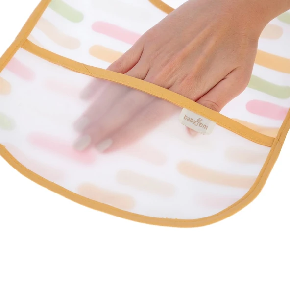 Babyjem Leke Tutmaz Önlük 840 Pastel - 5
