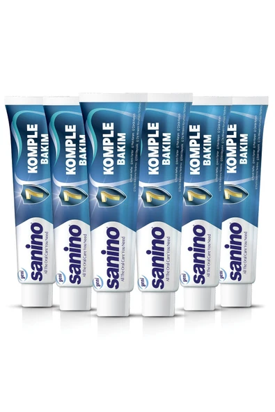 Sanino Komple Bakım Diş Macunu 6x75 ml