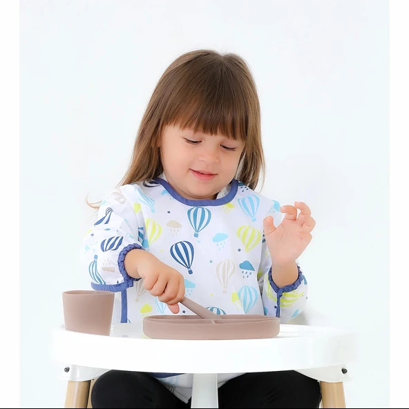 Babyjem Baskılı Blw Kollu Önlük 784 Balon Desen - Resim 4