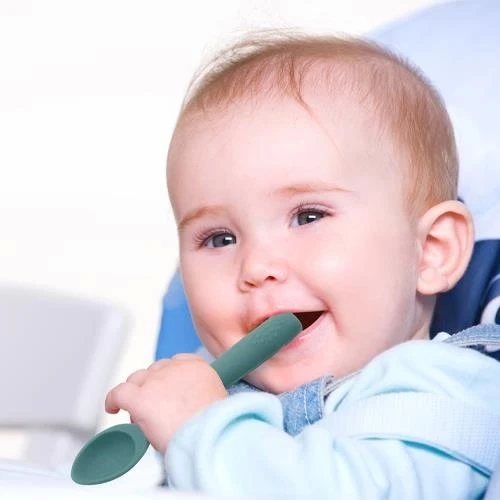 Babyjem Silikon Kaşık 759 Mint - Resim 4