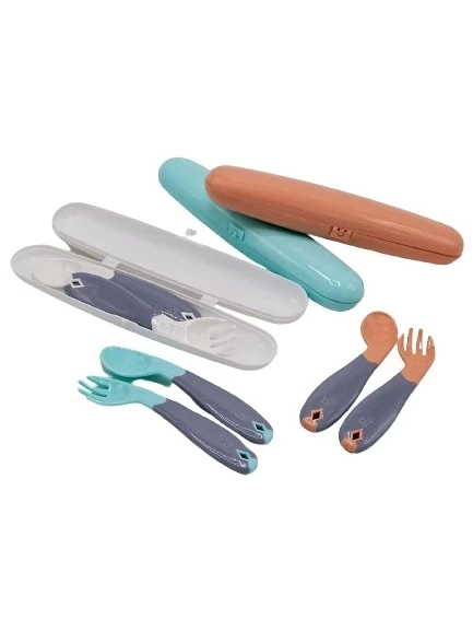 Babyjem Çatal Kaşık Saklama Kabı 704 Gri - Resim 2