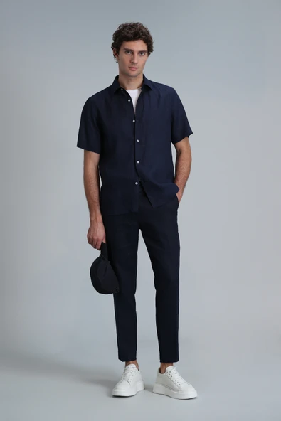 Lufian 111190328 Karl Spor Erkek Chino Pantolon Slim Fit Erkek Pantolon - Resim 6