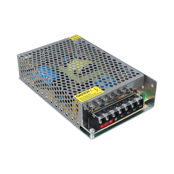 POWERMASTER PM-14056 12 VOLT - 10 AMPER - 120 WATT METAL KASA ADAPTÖR