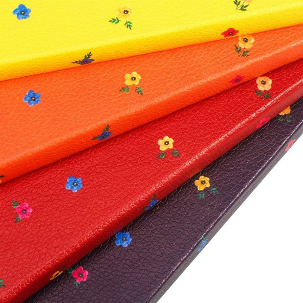 Victorias Journals 14x20 Mini Flowers Noktalı Sert Kapak Lastikli Defter - 6