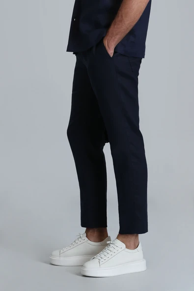 Lufian 111190328 Karl Spor Erkek Chino Pantolon Slim Fit Erkek Pantolon - Resim 5
