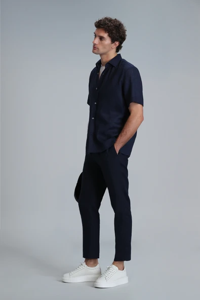 Lufian 111190328 Karl Spor Erkek Chino Pantolon Slim Fit Erkek Pantolon - Resim 7