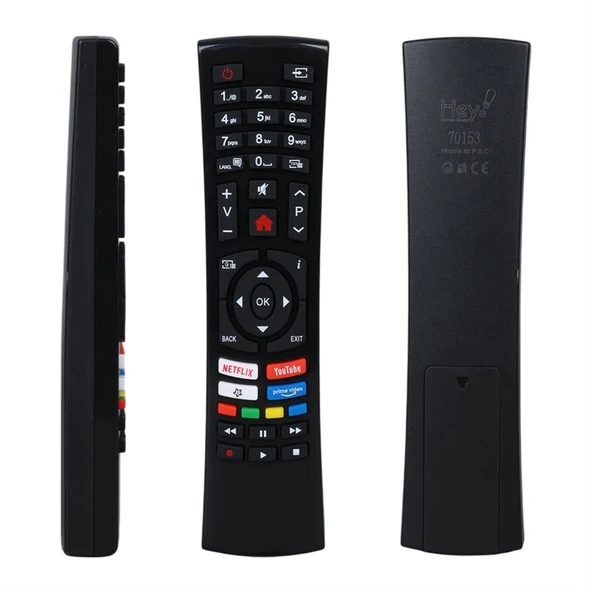 Ayt Küçük Kalıp Toshiba Uyumlu CT-8528 Netflix Youtube Rakuten TV Tuşlu Lcd Led TV Kumanda ürün görseli 1