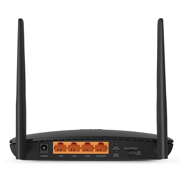 TP-Link Archer MR400 AC1200 Mbps 4G/3G LTE SIM Destekli Yuvası Çift Bant 10/100 Port Kablosuz Router - 2