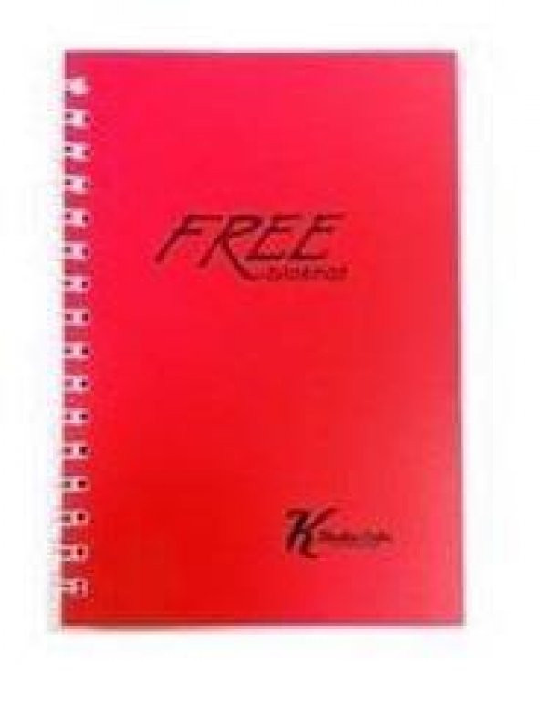 Keskin Color A6 Free Office 80 Kareli Yaprak Yandan Spiralli Bloknot - 6
