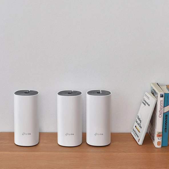 TP-Link AC1200 Deco E4 1200Mbps Mesh WIFI Sistemi (Üçlü) - Resim 3