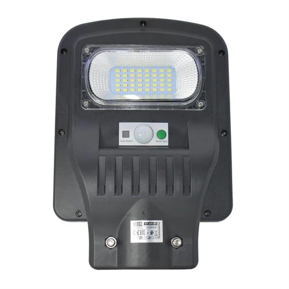 Horoz 50W Siyah Led Solar Güneş Enerjili Lamba Sokak Armatür Beyaz Işık - 2