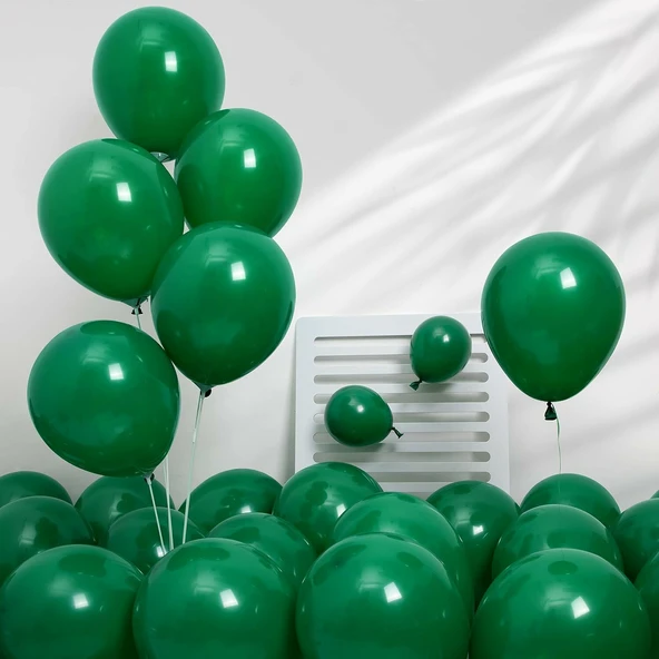 PASTEL BALON KOYU YEŞİL 10 ADET