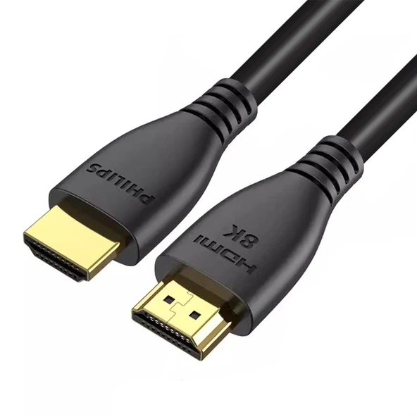Philips 3 Metre 8K-60HZ 4K-120HZ V2.1 HDMI Görüntü Kablosu (SWV7250/93-T-3.0)