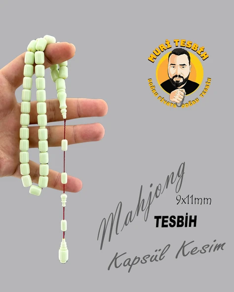 YEŞİL MAHJONG KAPSÜL KESİM 9X11