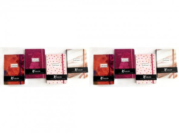 Keskin Color Daily Journal 14x20cm 80 Yaprak Kareli-Çizgili Defter