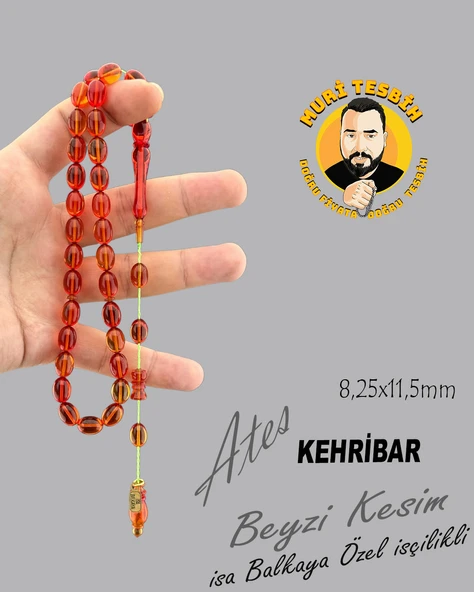 İSA BALKAYA ATEŞ KEHRİBAR BEYZİ KESİM 8,25X11,50