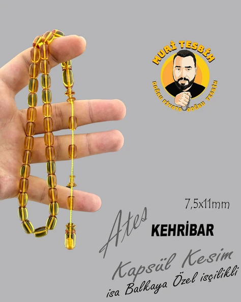 İSA BALKAYA ATEŞ KEHRİBAR KAPSÜL KESİM 7,50X11