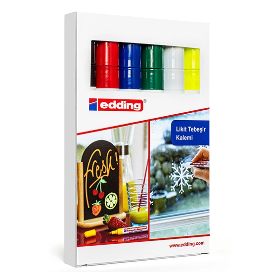 Edding Cam Kalemi̇ 6li Kutu Karişik