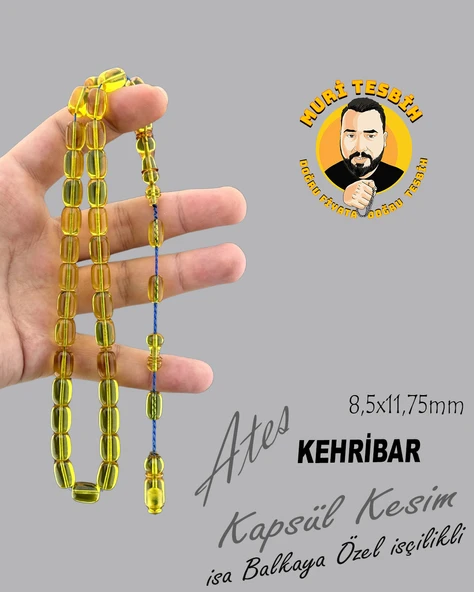 İSA BALKAYA ATEŞ KEHRİBAR KAPSÜL KESİM 8,50X11,75