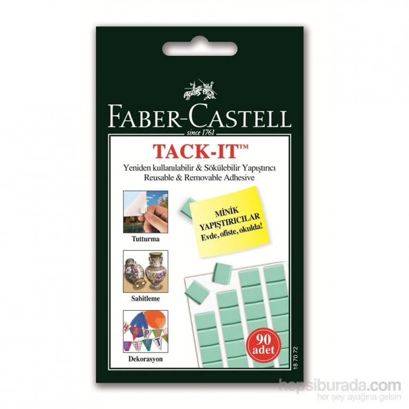 Faber-Castell Tack-it Yeşil Yapıştırıcı 50 Gr