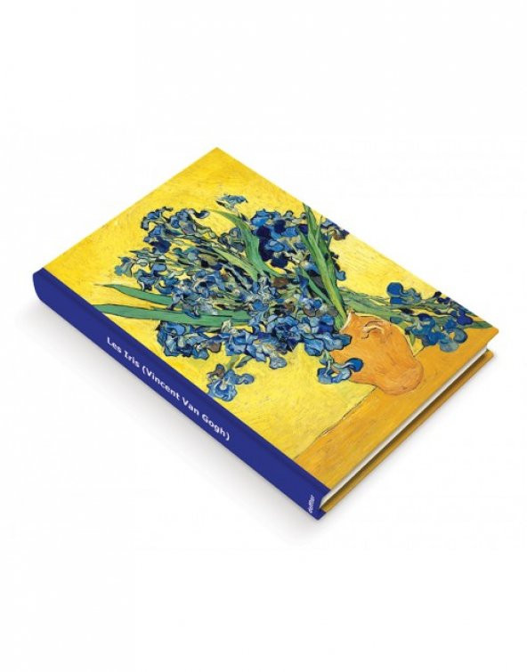 Deffter Art Of World Van Gogh Les Iris 96 Yaprak Çizgili Sert Kapak Defter - 2