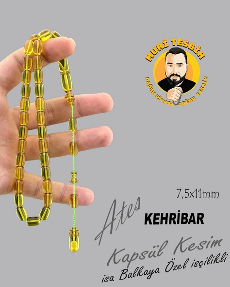 İSA BALKAYA ATEŞ KEHRİBAR KAPSÜL KESİM 7,50X11