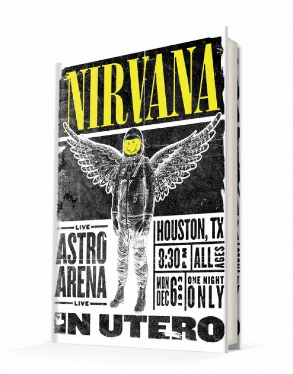 Deffter Music Of The Word Nirvana 96 Yaprak Çizgili Sert Kapak Defter