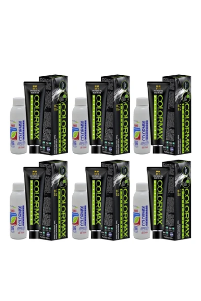 Colormax SPS030 Nouveau 2025/08.03 Açık Kumral Dore 60 Ml 6 Adet Saç Boyası + 6 Adet 90 Ml Oksidan Set - 2