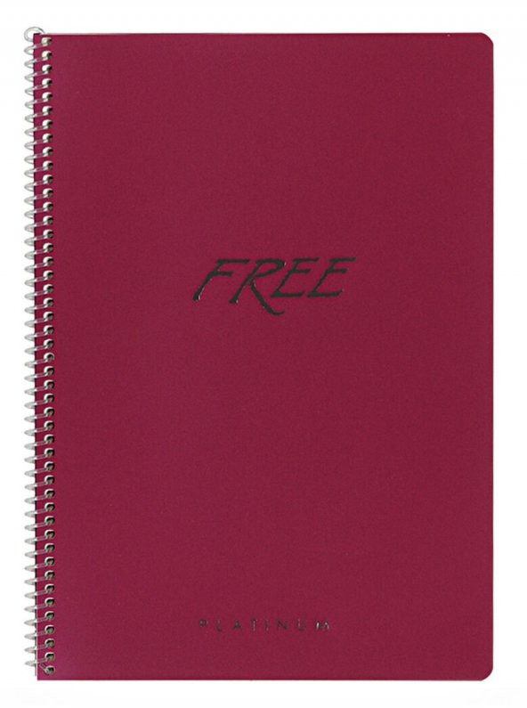 Keskin Color Free Platinum A5 80 Yaprak Çizgili Plastik Kapak Spiralli Defter - 3