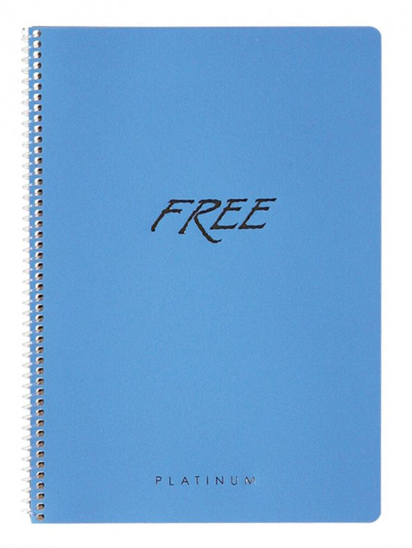Keskin Color Free Platinum A5 80 Yaprak Çizgili Plastik Kapak Spiralli Defter - 5
