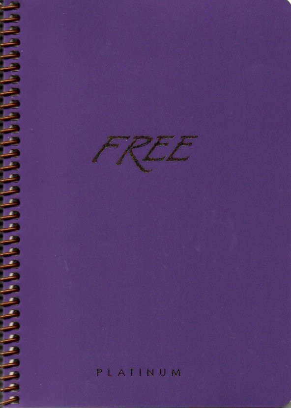 Keskin Color Free Platinum A5 80 Yaprak Çizgili Plastik Kapak Spiralli Defter - 6