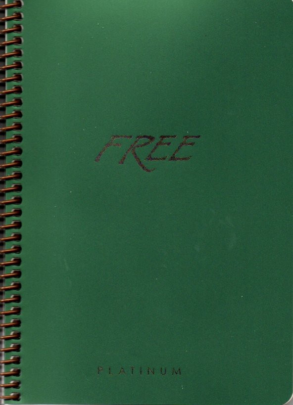 Keskin Color Free Platinum A5 80 Yaprak Çizgili Plastik Kapak Spiralli Defter - 8