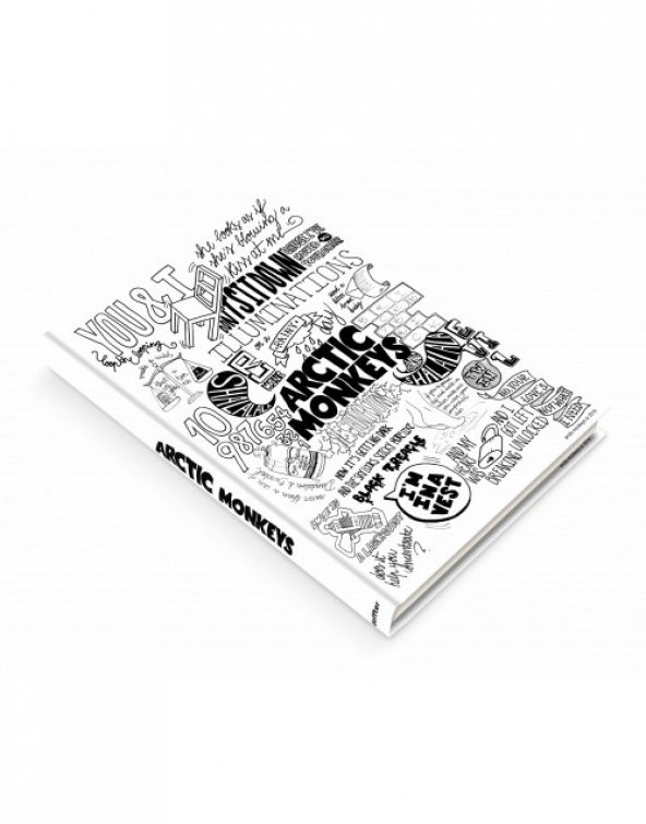Deffter Music Of The Word Artic Monkeys 96 Yaprak Çizgili Sert Kapak Defter - 2