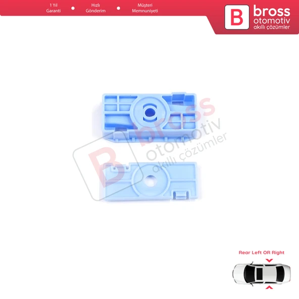 Porsche Carrera 911 996 997 1997-2013 2-Kapı Coupe Convertible İçin Elektrikli Arka Cam Kriko Klipsi - Resim 2