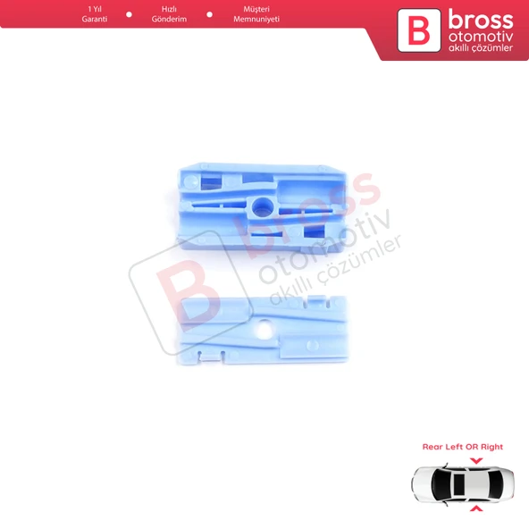 Porsche Carrera 911 996 997 1997-2013 2-Kapı Coupe Convertible İçin Elektrikli Arka Cam Kriko Klipsi ürün görseli