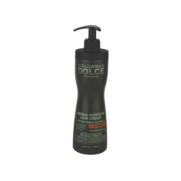 Colormax Dolce NEW Series Bitkisel İçerikli ProVitamin B5 Vegan Saç Kremi 500 ML 1 Adet